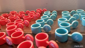 Accessoire Flacon Koto bleu et rose- Fabulous Impression 3D