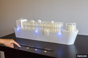 HUTCHINSON - Maquette -Impression 3D - Fabulous - Bateau