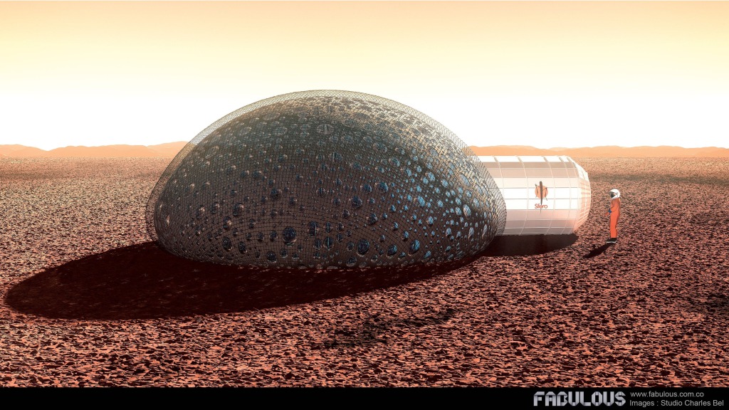 Vivre sur Mars dans un habitat imprimé en 3d : le projet français Sfero