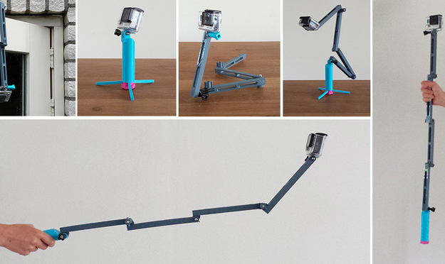 GoPro counter balance folding stick